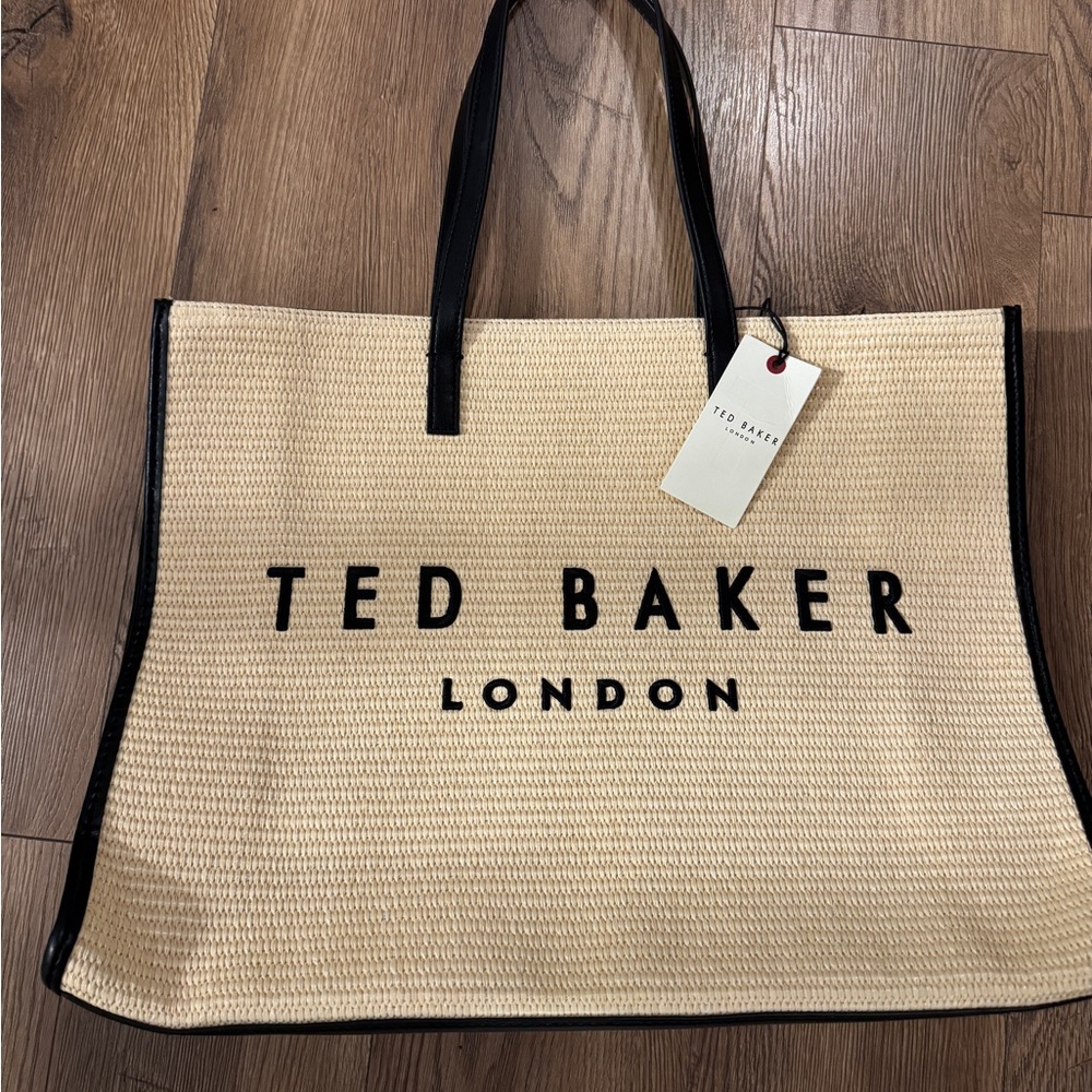Ted Baker Black and Cream Icon Tote